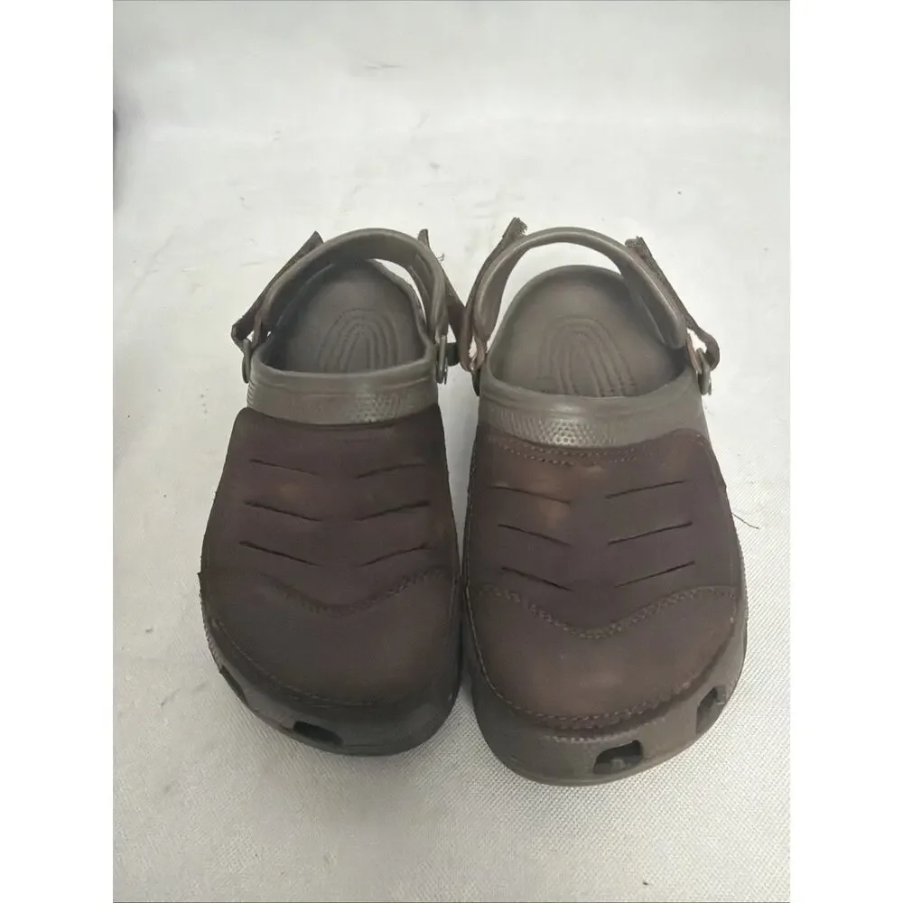 Crocs Yukon Vista II Size 9 Mens 205177 Black Slip On Sports Clogs Womens 11